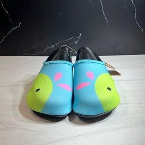 CT Girl’s Water Shoes Light Blue/Lime Green sz 13/1